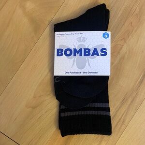 Bombas Black Casual Socks for Women